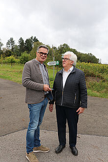 Zwei Pfarrer unterwegs: Gerd Kiefer und Norbert Unkrich