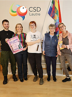 Nicolas, Esther, Clara Rothländer aka OKTOBER, Danielel Regnault und Claudia Kettering