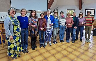 Das Team der ökumenischen Weltgebetstagsarbeit 