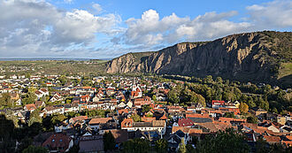 Ausblick von der Ebernburg auf den Rothenfels