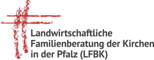 Schriftzug der Landwirtschaftlichen Familienberatung der Kirchen in der Pfalz (LFBK)